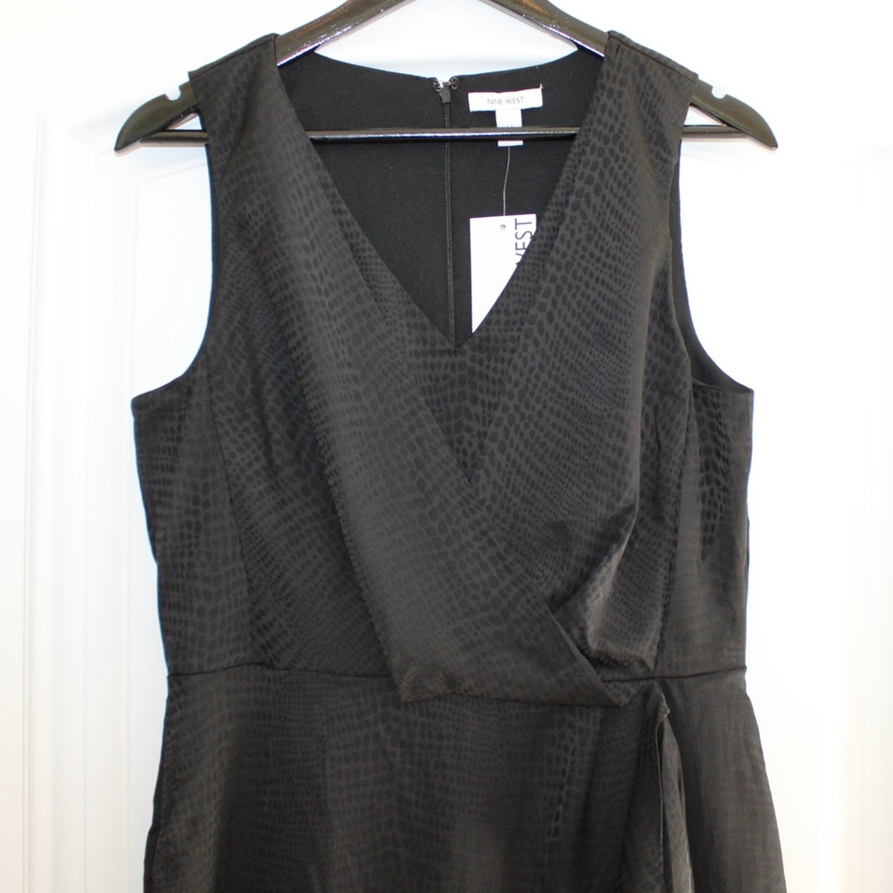 Nine West black snake print dress (women’s M) (NWT) - Picture 2 of 10